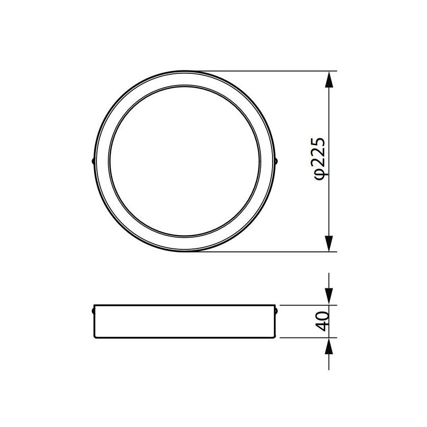 Philips - LED Ceiling light LEDINAIRE LED/19,5W/230V 3000K IP40