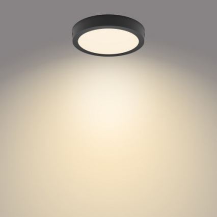 Philips - LED Ceiling light LED/12W/230V 2700K black