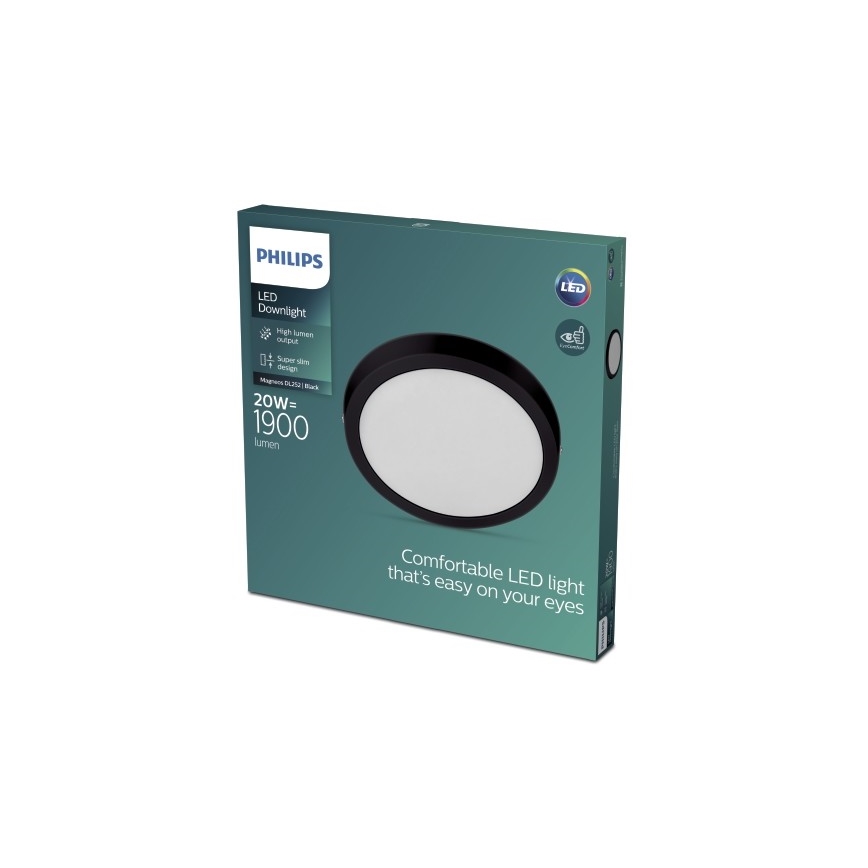 Philips - LED Ceiling light LED/20W/230V 2700K black