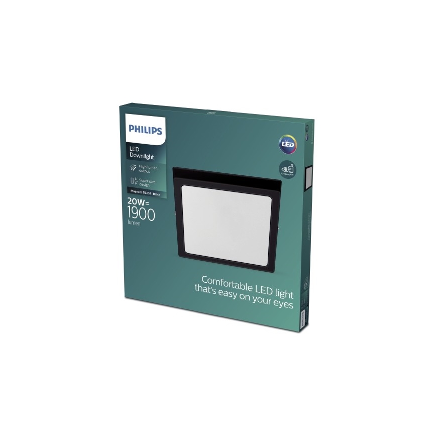 Philips - LED Ceiling light LED/20W/230V 2700K black