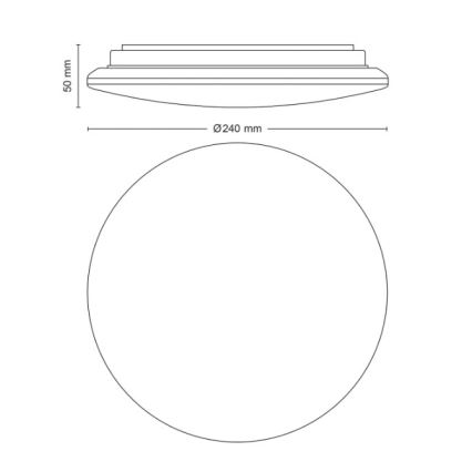 Philips - LED Ceiling Light MOIRE LED/10W/230V 2700K Ø 24 cm