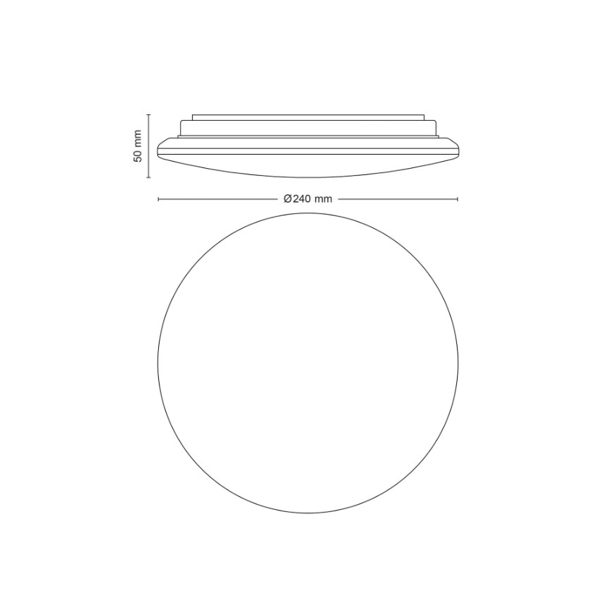 Philips - LED Ceiling Light MOIRE LED/10W/230V 2700K Ø 24 cm