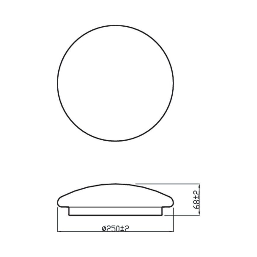 Philips – LED Ceiling Light MOIRE LED/10W/230V