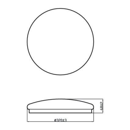 Philips - LED Ceiling light MOIRE LED/17W/230V