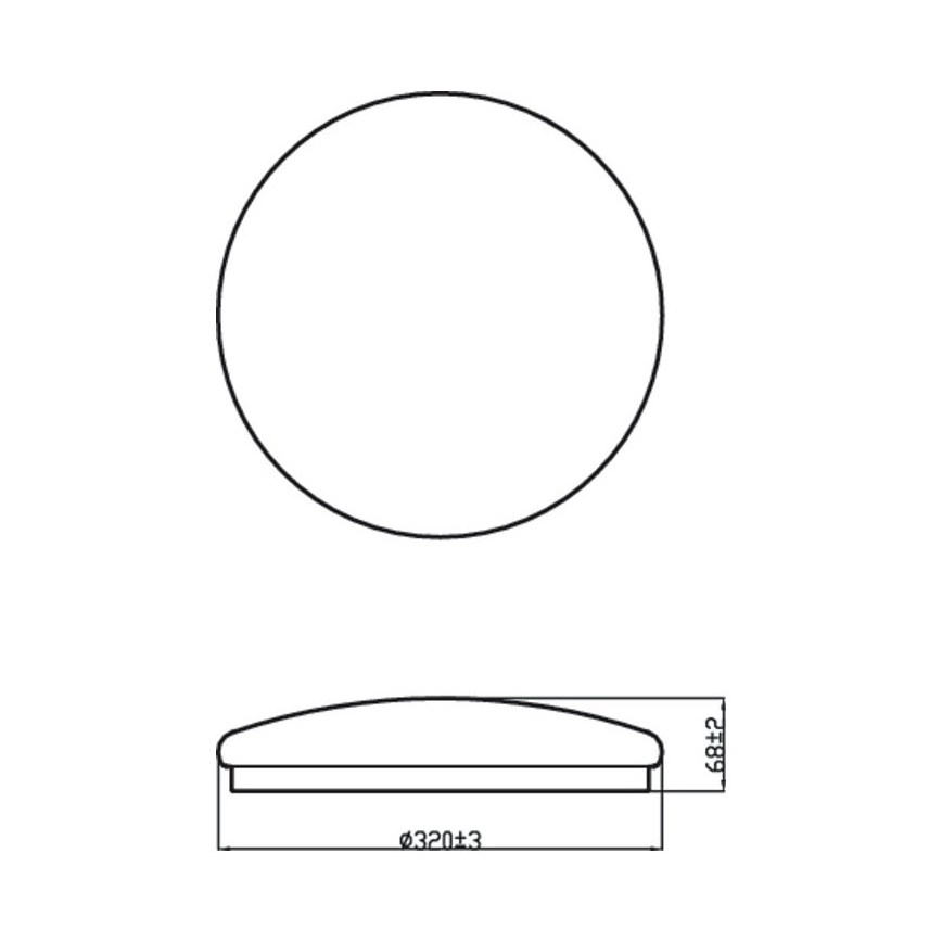 Philips - LED Ceiling light MOIRE LED/17W/230V