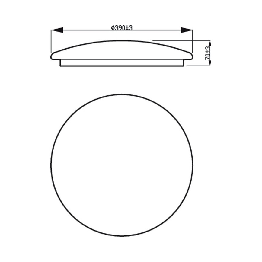 Philips - LED Ceiling light LED/20W/230V 2700K
