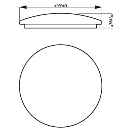 Philips - LED Ceiling light LED/20W/230V 4000K