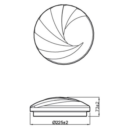 Philips - LED Ceiling light SHORE LED/6W/230V