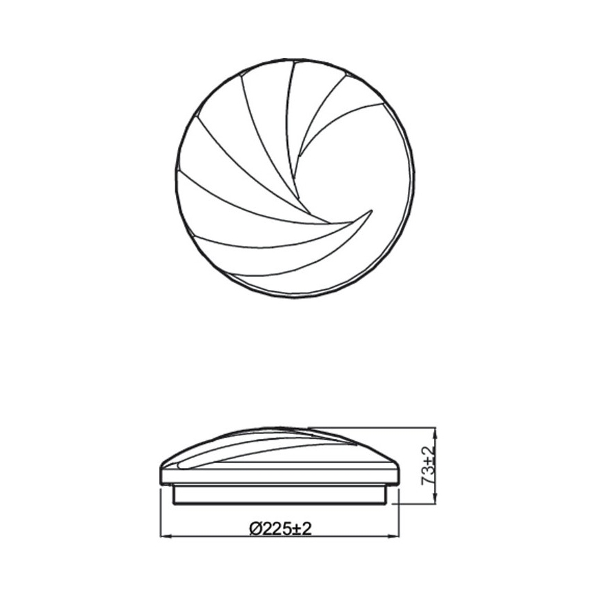 Philips - LED Ceiling light SHORE LED/6W/230V