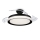 Philips-LED Ceiling light with a fan BLISS LED/35W/230V 5500/4000/2700K black + remote control