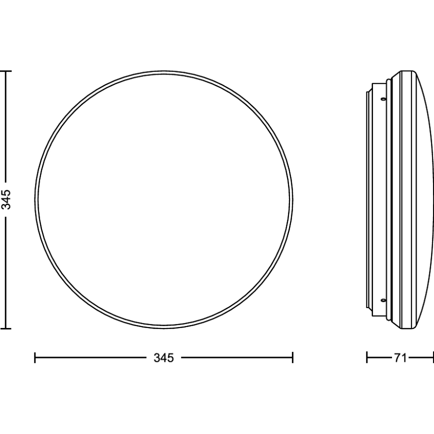 Philips - LED Ceiling light with sensor ACUNA LED/21W/230V 2700K