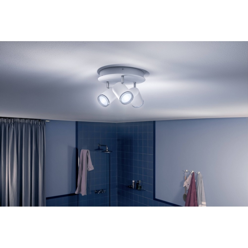 Philips - LED Dimmable bathroom light Hue ADORE 3xGU10/5W/230V IP44 + remote control
