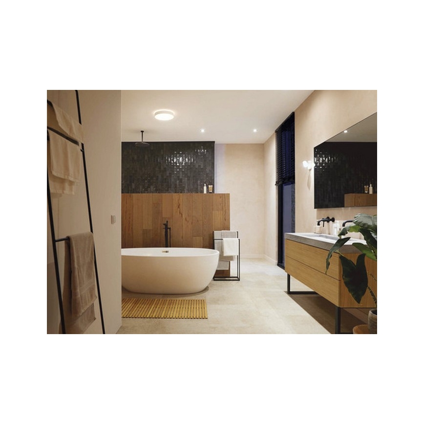 Philips - LED Dimmable bathroom light Hue DEVERE LED/19,2W/230V IP44 d. 381 mm 2200-6500K + remote control