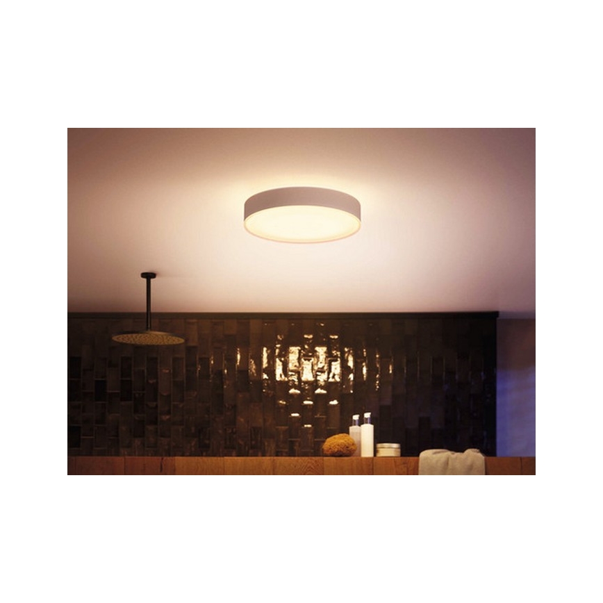 Philips - LED Dimmable bathroom light Hue DEVERE LED/19,2W/230V IP44 d. 381 mm 2200-6500K + remote control