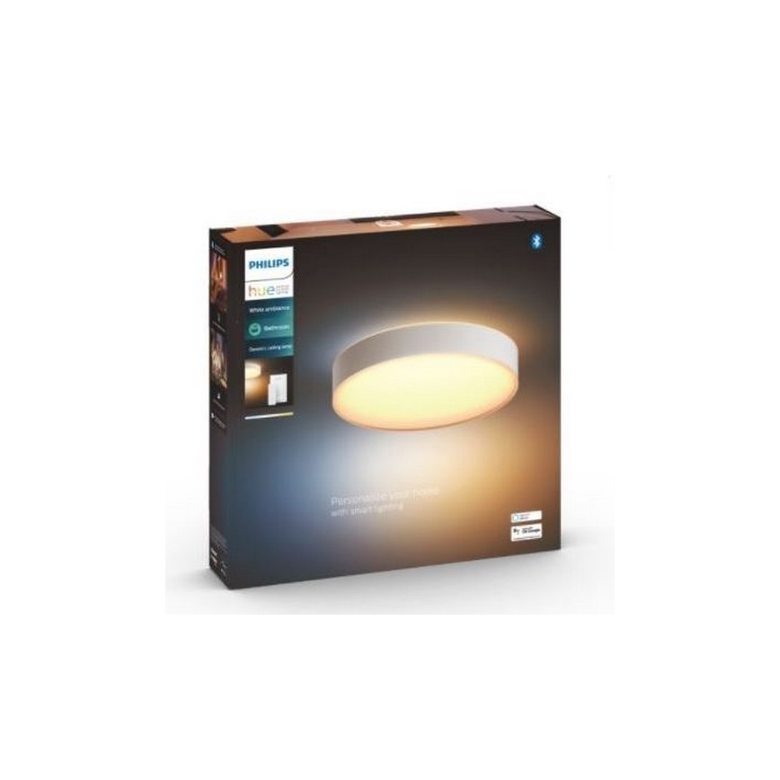 Philips - LED Dimmable bathroom light Hue DEVERE LED/33,5W/230V IP44 d. 425 mm 2200-6500K + remote control