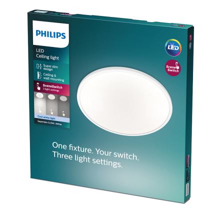 Philips - Dimmable LED ceiling light LED/18W/230V 4000K
