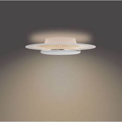 Philips- LED Dimmable ceiling light SCENE SWITCH LED/30W/230V 2700K silver