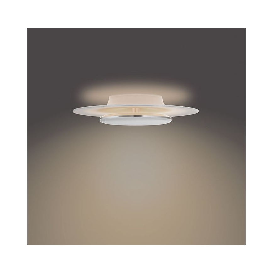 Philips- LED Dimmable ceiling light SCENE SWITCH LED/30W/230V 2700K silver