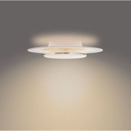 Philips- LED Dimmable ceiling light SCENE SWITCH LED/30W/230V 2700K silver