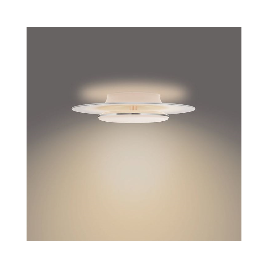 Philips- LED Dimmable ceiling light SCENE SWITCH LED/30W/230V 2700K silver
