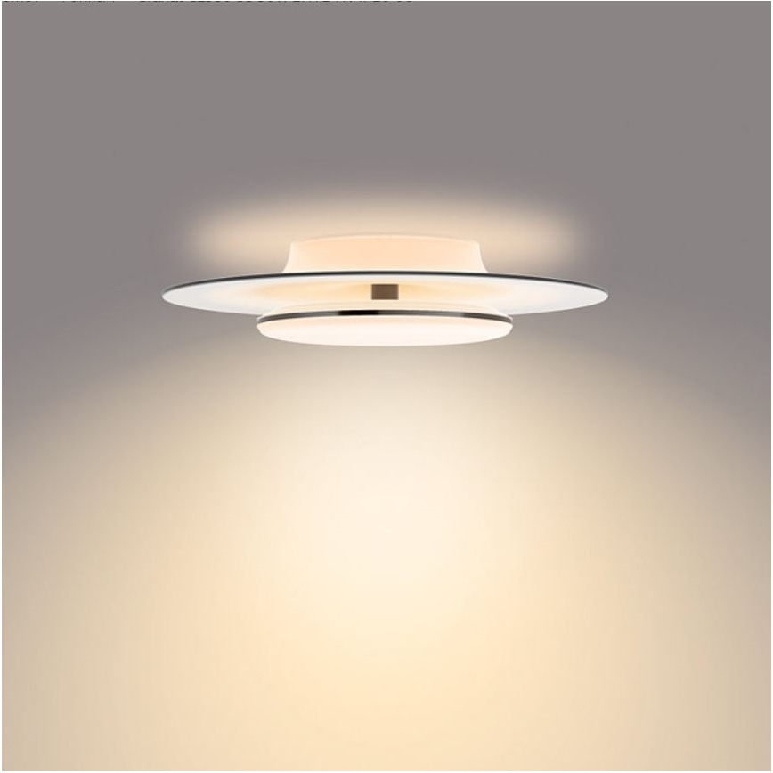 Philips- LED Dimmable ceiling light SCENE SWITCH LED/30W/230V 2700K black