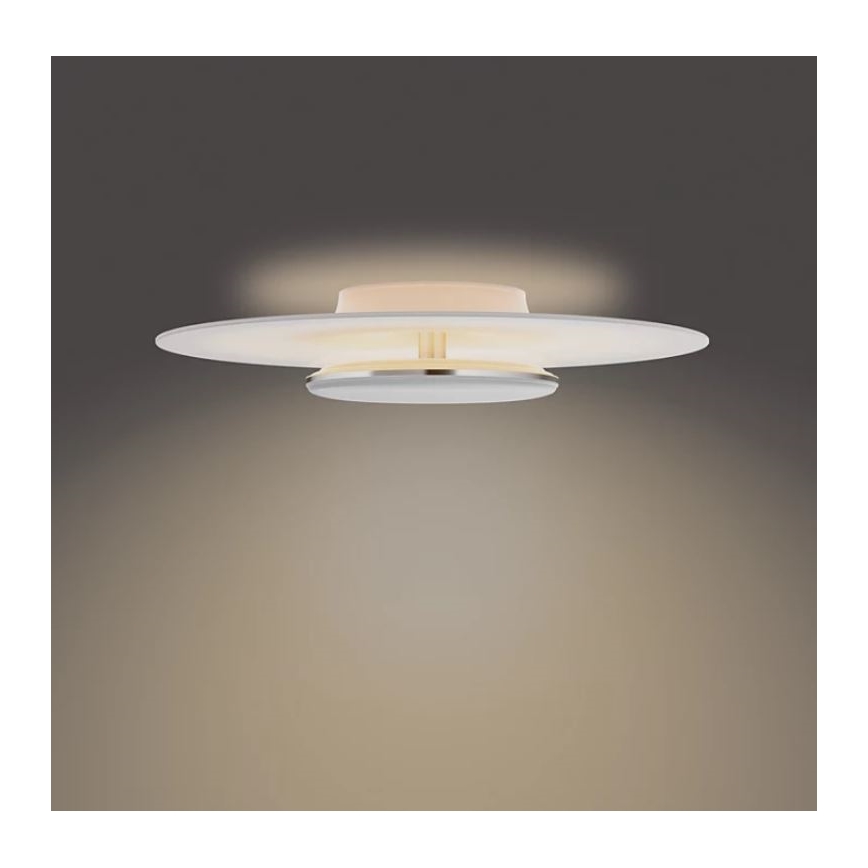 Philips- LED Dimmable ceiling light SCENE SWITCH LED/40W/230V 2700K silver