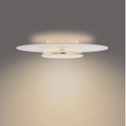 Philips- LED Dimmable ceiling light SCENE SWITCH LED/40W/230V 2700K silver
