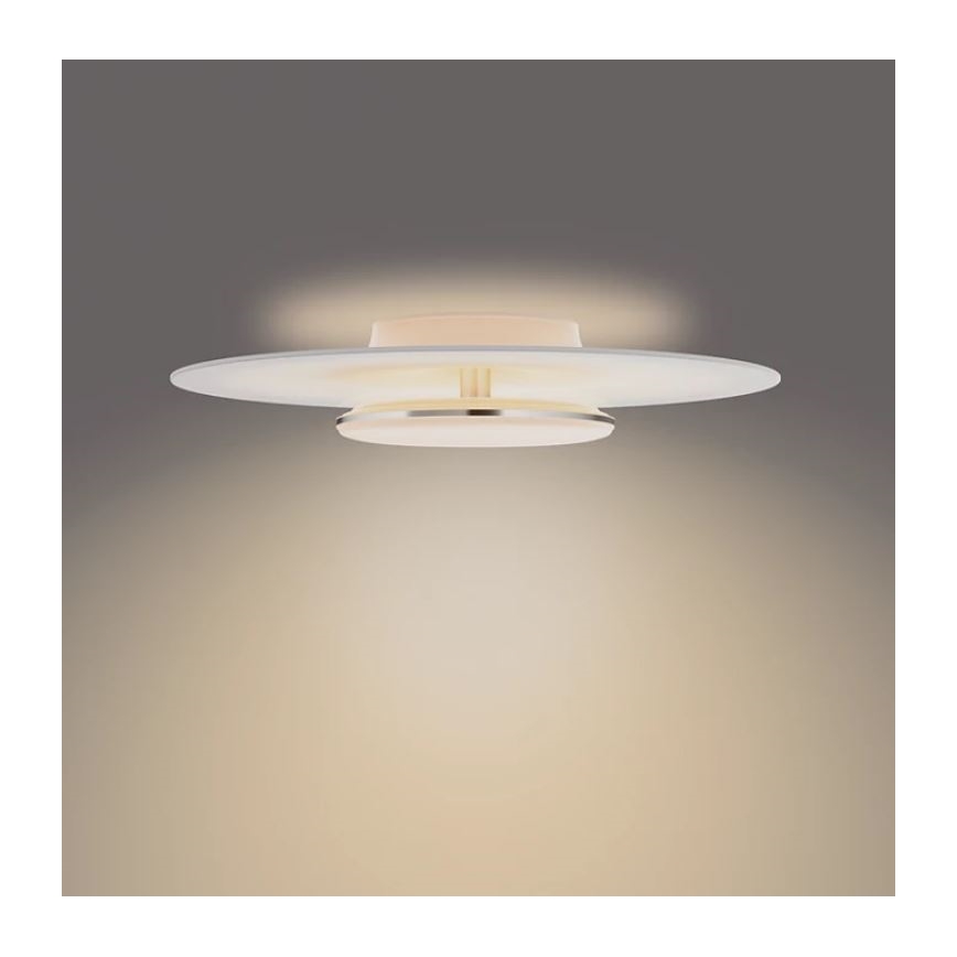 Philips- LED Dimmable ceiling light SCENE SWITCH LED/40W/230V 2700K silver
