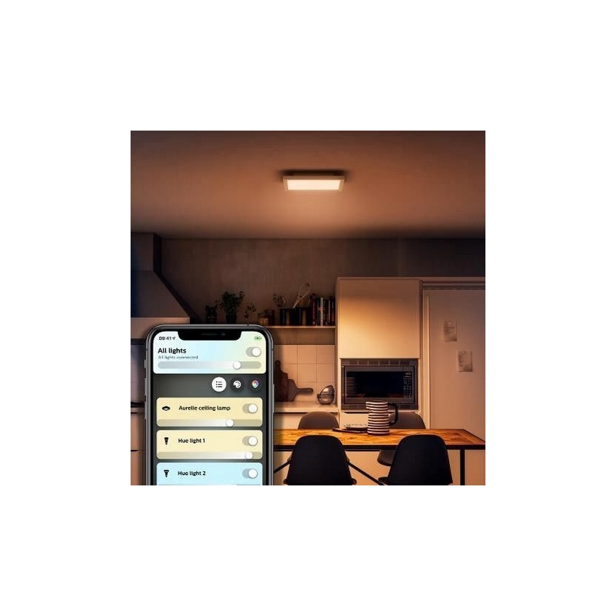 Philips - LED Dimmable ceiling light Hue LED/19W/230V 2200-6500K + remote control