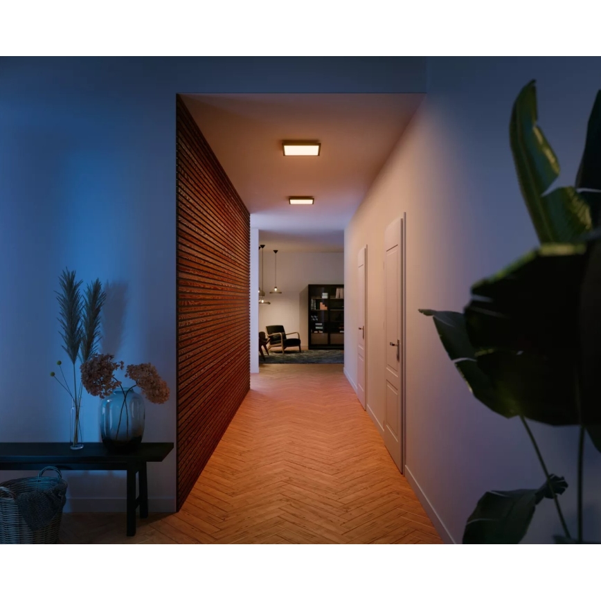 Philips - LED Dimmable ceiling light Hue AURELLE LED/19W/230V + remote control