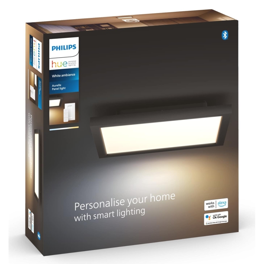 Philips - LED Dimmable ceiling light Hue AURELLE LED/19W/230V + remote control