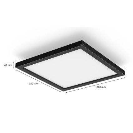 Philips - LED Dimmable ceiling light Hue AURELLE LED/19W/230V + remote control