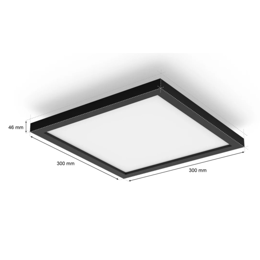 Philips - LED Dimmable ceiling light Hue AURELLE LED/19W/230V + remote control