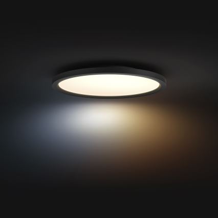 Philips - Hue AURELLE Dimmable LED Ceiling Light LED/21W/230V 2200-6500K Ø 39.5 cm Black