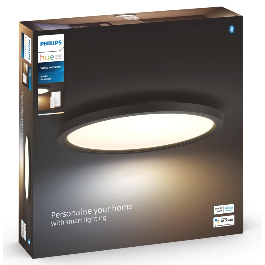 Philips - LED Dimmable ceiling light Hue AURELLE LED/24,5W/230V + remote control