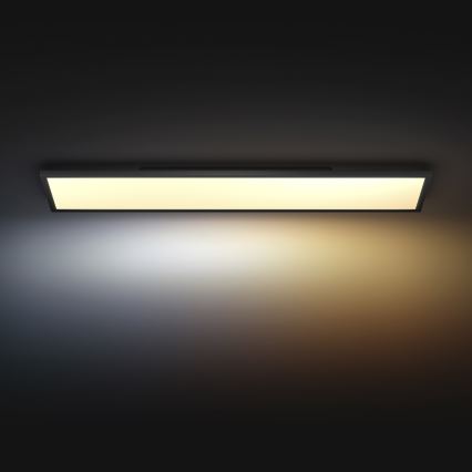 Philips - LED Dimmable ceiling light Hue AURELLE LED/39W/230V 2200-6500K 120x30 cm black