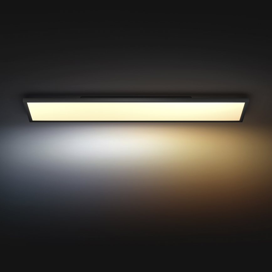 Philips - LED Dimmable ceiling light Hue AURELLE LED/39W/230V 2200-6500K 120x30 cm black