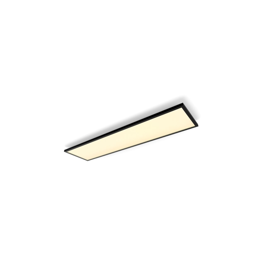 Philips - LED Dimmable ceiling light Hue AURELLE LED/39W/230V 2200-6500K 120x30 cm black
