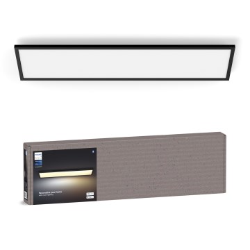 Philips - LED Dimmable ceiling light Hue AURELLE LED/39W/230V 2200-6500K 120x30 cm black