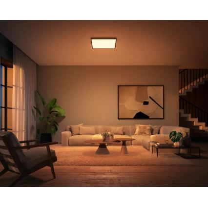 Philips - LED Dimmable ceiling light Hue AURELLE LED/39W/230V + remote control