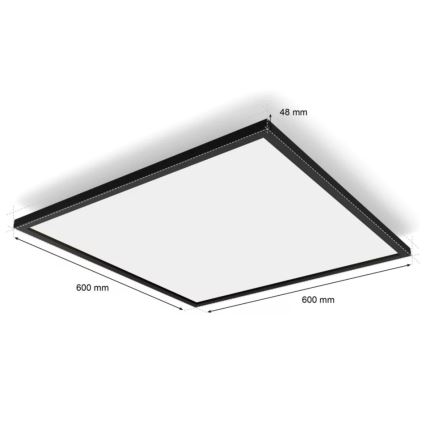Philips - LED Dimmable ceiling light Hue AURELLE LED/39W/230V + remote control