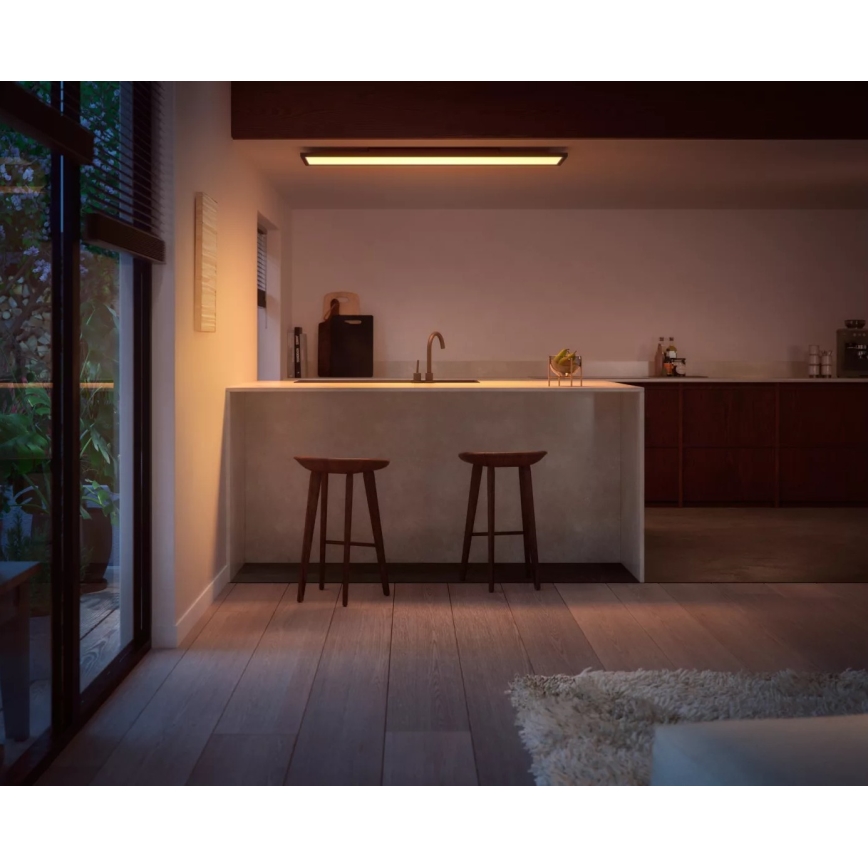 Philips - LED Dimmable ceiling light Hue AURELLE LED/39W/230V + remote control