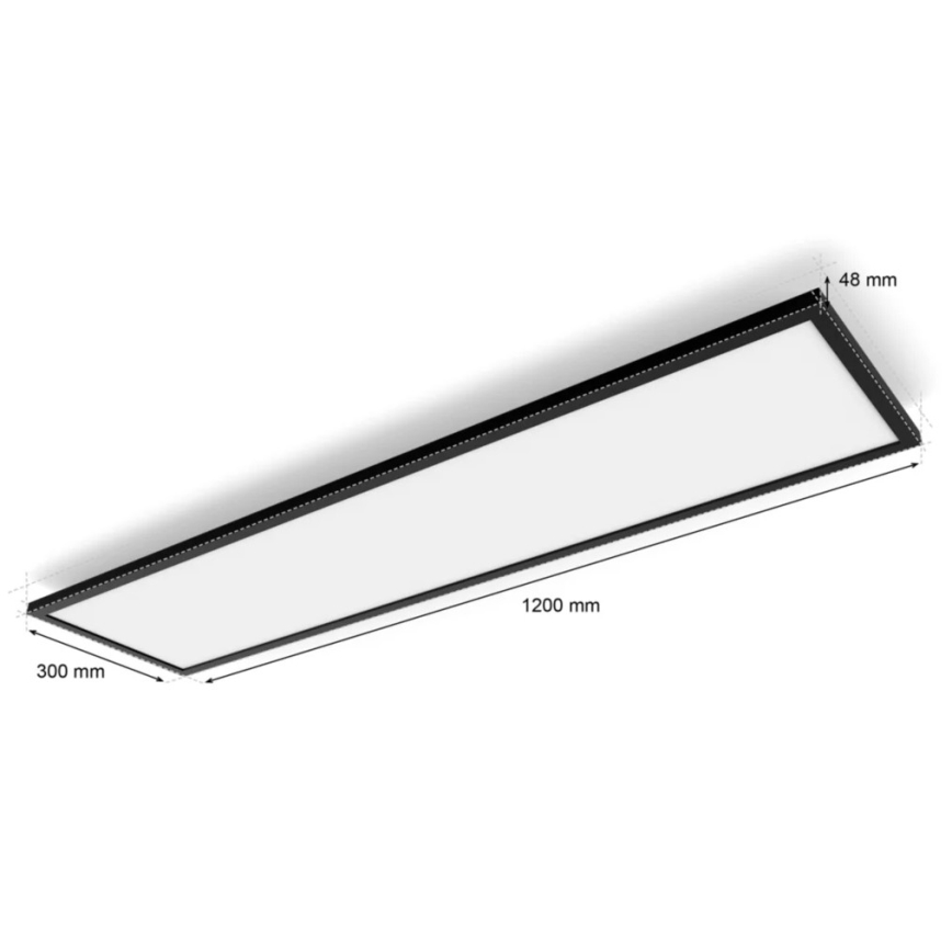 Philips - LED Dimmable ceiling light Hue AURELLE LED/39W/230V + remote control
