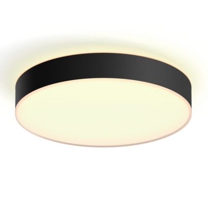 Philips - LED Dimmable ceiling light Hue LED/33,5W/230V 2200-6500K d. 425 mm black + remote control