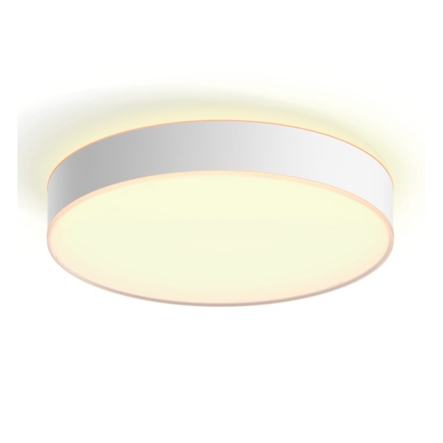 Philips - Hue LED Dimmable Ceiling Light LED/33.5W/230V 2200–6500K Ø425 mm White + Remote Control