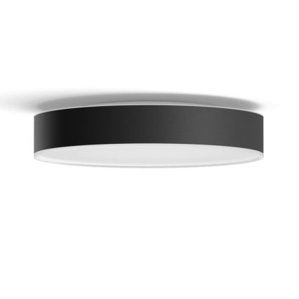 Philips - LED Dimmable ceiling light Hue LED/19,2W/230V 2200-6500K d. 381 mm black + remote control