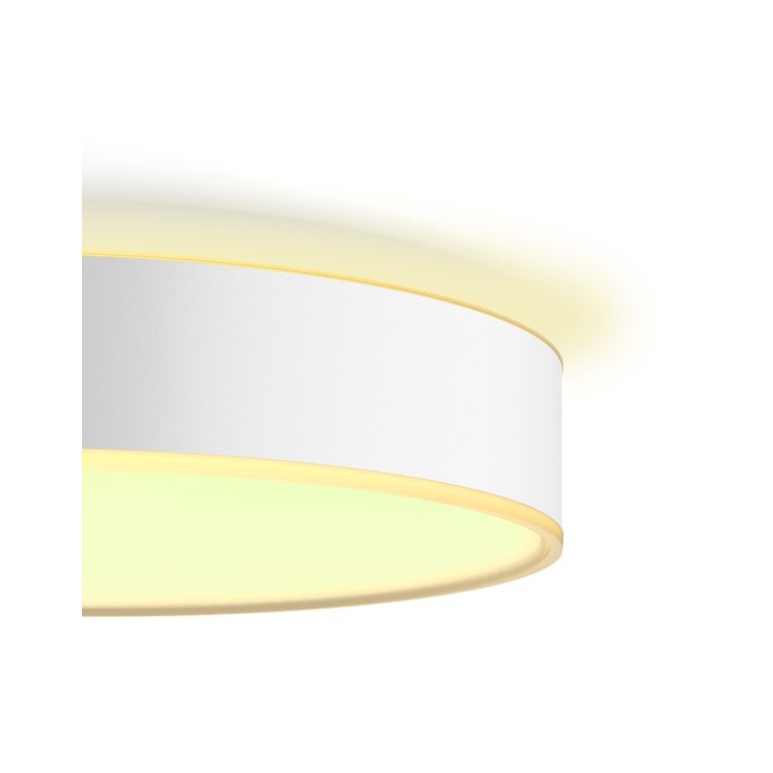 Philips - LED Dimmable ceiling light Hue LED/19,2W/230V 2200-6500K d. 381 mm white + remote control