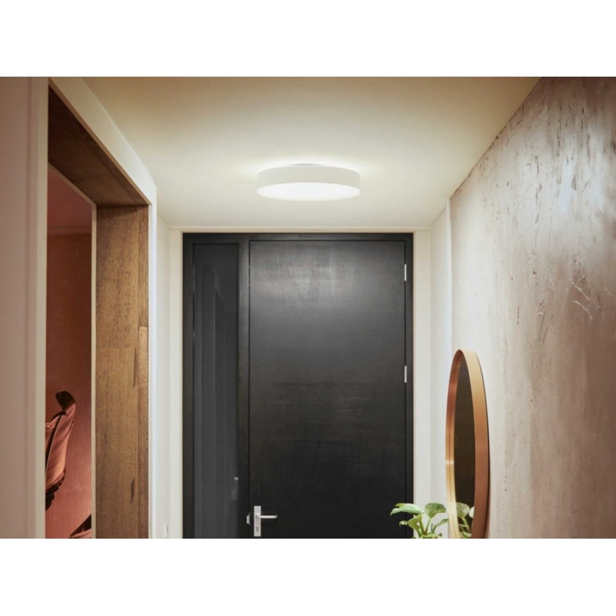 Philips - Hue Dimmable LED Ceiling Light, 19.2W, 230V, 2200–6500K, Ø381 mm, White + Remote Control