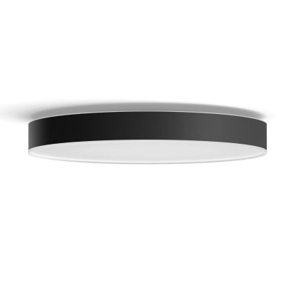 Philips - LED Dimmable ceiling light Hue LED/48W/230V 2200-6500K d. 551 mm black + remote control