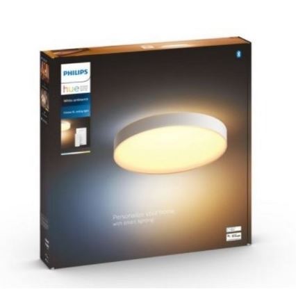 Philips - LED Dimmable ceiling light Hue LED/48W/230V 2200-6500K d. 551 mm white + remote control